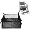MESINURS Sedia a rotelle sotto il sedile di stoccaggio Carrier - anziani Rollator Mesh Organizer Borsa per quattro ruote Rollator, sotto Seatneath cesto borsa di grande capacità