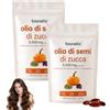 Zonill Bionelis Pumpkin Seed Oil and Saw Palmetto 3000mg,Pumpkin Seed Oil for Hair, Vegan, Favorisce la Crescita dei Capelli, 180 Capsule Softgel, Natural Ingredients, Gluten Free, for Men and Women 2 Borsa
