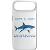 Funny Shark Ocean Predator Marine Sea Mo Custodia per iPhone Air Solo una ragazza che ama gli squali oceano animali amanti degli squali