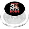 Baby 3rd Birthday Baby Like a Boss Toddl Bambino 3° Compleanno Ragazzi Ragazze 3 Anni Come un Boss Bambini PopSockets PopGrip per MagSafe