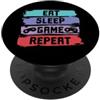 Game Video Computer PC gaming controller Controller di ripetizione del gioco Eat Sleep PopSockets PopGrip Adesivo