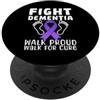 Dementia Awareness Alzheimers and Brain Combatti la demenza Cammina orgogliosa per curare la demenza PopSockets PopGrip Adesivo