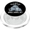 Whale Shark Gifts For Men & Women Divertente squalo balena amante uomini balena squalo subacqueo PopSockets PopGrip per MagSafe