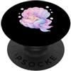 Cute Pastel Fantasy Watercolor Art Kids Kawaii pastello sirena addormentata ragazza conchiglia subacquea PopSockets PopGrip Adesivo