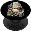 Jimbeels Fold Staple Repeat Tavolo Zine PopSockets PopGrip Adesivo