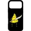 Cheese milk curd milk product dairy Holl Custodia per iPhone 17 Pro Max Pezzo di formaggio con coltello da formaggio