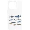 Funny Shark Ocean Predator Marine Sea Mo Custodia per iPhone 15 Pro Shark Expert Ocean Predators Vita marina Amante degli squali