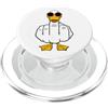 Grandio Design Introverted Intellectual Dito Medio Anatra Divertente Inappropriato Rude Antisociale PopSockets PopGrip per MagSafe