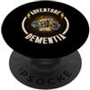 Dementia Awareness Alzheimers and Brain Avventura prima della demenza Consapevolezza Motociclista PopSockets PopGrip Adesivo