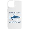 Funny Shark Ocean Predator Marine Sea Mo Custodia per iPhone 14 Solo una ragazza che ama gli squali oceano animali amanti degli squali