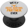 Cool Deer Hunting Apparel Il miglior partner di caccia ai cervi mai divertente caccia ai cervi PopSockets PopGrip Adesivo