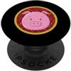 pig earth branch zodiac sign animal Chin Zodiaco Cinese Maiale PopSockets PopGrip Adesivo