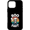 Kattos - Halloween Custodia per iPhone 16 Pro Max Boo Fart divertente scheletro scoreggiante per Halloween