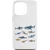 Funny Shark Ocean Predator Marine Sea Mo Custodia per iPhone 13 Pro Shark Expert Ocean Predators Vita marina Amante degli squali
