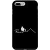 run minimalist line art mountain trail t Custodia per iPhone 7 Plus/8 Plus Run Mountain Line Art