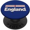 Retro England Vintage England Retro Bandiera Inghilterra Blu Inglese PopSockets PopGrip Adesivo