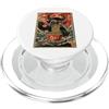 Funny Demon Ramen Devil Noodles Lover Divertente Demone Ramen Amante Devil Noodles Umorismo PopSockets PopGrip per MagSafe