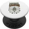 Fungi Lover Mycology Designs Morel Compass Caccia ai funghi PopSockets PopGrip Adesivo
