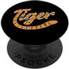 lion predator animal Africa lion's mane Tigre con strisce PopSockets PopGrip Adesivo
