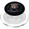 A Cute & Cuddly Wombat Wombat Sbirciando Fuori Dallinterno di una tasca PopSockets PopGrip per MagSafe