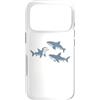 Funny Shark Ocean Predator Marine Sea Mo Custodia per iPhone 17 Pro Hammerhead Sharks Ocean Life Predator Amante degli squali