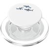 Funny Shark Ocean Predator Marine Sea Mo Hammerhead Sharks Ocean Life Predator Amante degli squali PopSockets PopGrip per MagSafe