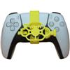 Wodsty Volante compatto 3D per PS5, controller di gioco da corsa per pla, per mini Racing Wheel per gameplay dinamico, giallo (giallo)