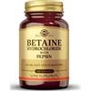 Solgar Betaina cloridrato con pepsina 100 compresse