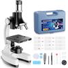 MAXLAPTER Kit Microscopio Professionale Bambini 100X1200X Microscopio Ottico per Ragazz...