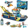HOGOKIDS City Arctic Explorer Set di costruzioni navali con luce LED Diverte...