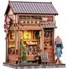 CUTEBEE Japanese Sakura Kimono Book Nook Kit Casa delle Bambole fai da te Pu...