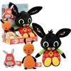 Bing Peluche Personaggi Flop Hoppity, 2 modalità di gioco Inglese e italiano,...