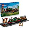 LEGO City Treno a Vapore Vintage Giocattolo Kit di Modellismo STEM con Stazi...