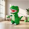 Dinosauro Gonfiabile con Telecomando Salvaspazio per Salotto, Bambini