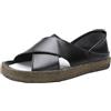 Generico Sandali Donna Bassi A Bocca Di Pesce In Pelle Piatta Tinta Unita Casual Da (Nero, 44) Zeppa Sandalo Elegante Scarpe Bianche Estive Comodi Con Plateau Lavoro Sughero Sneakers Aperte Dietro Women