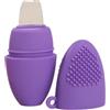 ZEPFJHE Spazzola in silicone per la pulizia del viso, spatola per la rimozione dei punti neri e la cura della pelle sensibile, detergente delicato per i pori
