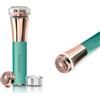 iMusthav Depilatore facciale da donna - Indolore 16 mm doppio anello galleggiante testa lama, portatile, rasoio elettrico ed epilatore per viso, labbra e mento impeccabili - con testa placcata oro 18