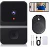 LEKEFETO Videocitofono campanello con telecamera senza cavo, WiFi video campanello con...