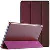 ProCase Custodia per Galaxy Tab A 10.1 2019(SM-T510/T515/T517), Cover Ultra Sottile e Leggero con Retro Semi-Trasparente Copertura per Galaxy Tab A 10.1 -Vino Rosso