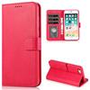 CTIUYA Cover per iPhone SE 2022 / iPhone SE 2020 /iPhone 8/iPhone 7 Custodia Cover in Pelle Portafoglio Libro Flip Case Cover con Porta Carte Magnetica Protettiva Completa Cover Custodia,Rosa Rossa