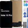 iYAiYO Schermo Incell Display Digitalizzatore Touch Screen Ricambio Compatibile con Xiaomi Redmi Note 10 PRO M2101K6G, M2101K6R Schermo Completo con Strumenti-Nero