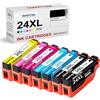 SMARTOMI 24XL Cartucce d'inchiostro Compatibile per Epson 24 24 XL per Expression Photo XP-55 XP-750 XP-760 XP-850 XP-860 XP-950 XP-960 XP-970
