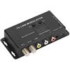 PUSOKEI Modulatore UHF, convertitore da AV a RF estensore IR, convertitore Video TV Link PAL con visualizzazione Canale