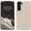 kwmobile Cover per Samsung Galaxy S22 Custodia - Back Case per Smartphone in Silicone TPU - Protezione Gommata - crema matt