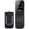 LONG-CZ Kimbroll - Mini telefono cellulare J9 da 0,66 pollici, con Bluetooth, wireless, con funzione vivavoce, per bambini, colore: nero