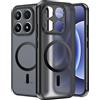 FDHYFGDY Cover Magnetica per Xiaomi 17 5G Custodia, Cover in PC Ultrasottile e Antigraffio+Silicone Morbido Antiscivolo Sul lato, Antiscivolo e Antiurto, Scocca Traslucida Satinata
