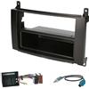 Audioproject A368-10 - Kit Montaggio Mascherina Autoradio 2-DIN Compatibile con Mercedes Benz Classe A W169 - Classe B T245 - Viano Vito W639 Vassoio Doppio DIN Adattatore Radio Antenna Adattatore