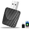 Ambesty Adattatore Wireless CarPlay Aggiornato,CarPlay Wireless Adapter UpgradeAdattatore wireless Plug and Play, 5GHz WiFi USB C/A,Adatto per auto dal 2016 iPhone iOS 10 +,Compatibile solo con CarPlay