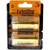 A2ZWORLD Pila Batteria LR20 1,5V 18400mAh, Pile Alcalina Torcia D, Compatibile Con Duracell MN1300 (2)