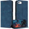 ZONNAVI Cover per iPhone SE 2020 / SE 2022/8 / 7, [Blocco RFID] Custodia a Libro in Pelle con Porta Carte, Flip Case Portafoglio Antiurto Cover per iPhone SE 2020 / SE 2022/8 / 7 (Azzurro)